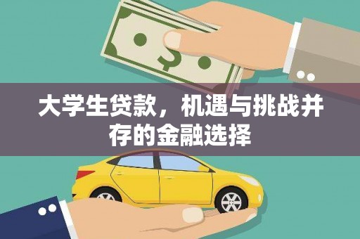茂县大学生贷款，机遇与挑战并存的金融选择