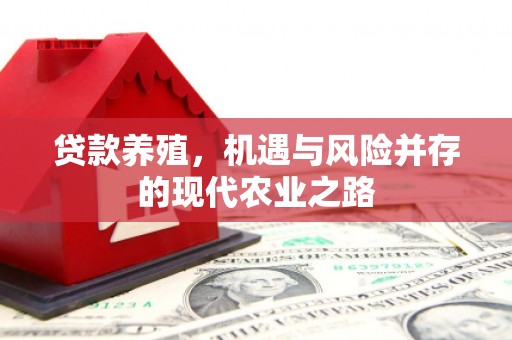 茂县贷款养殖，机遇与风险并存的现代农业之路
