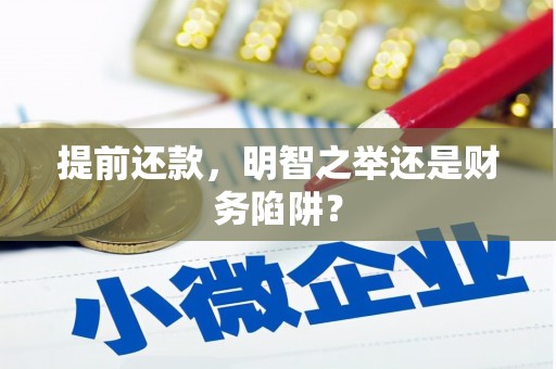 茂县提前还款，明智之举还是财务陷阱？