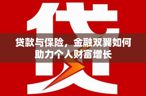 茂县贷款与保险，金融双翼如何助力个人财富增长