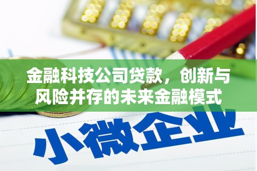 茂县金融科技公司贷款，创新与风险并存的未来金融模式