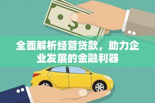 茂县全面解析经营贷款，助力企业发展的金融利器
