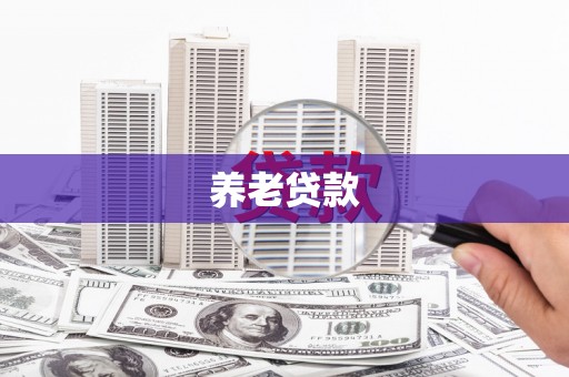 茂县养老贷款
