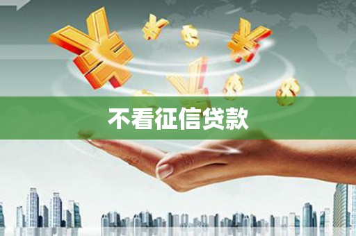 茂县不看征信贷款