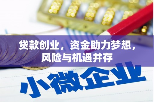 茂县贷款创业，资金助力梦想，风险与机遇并存
