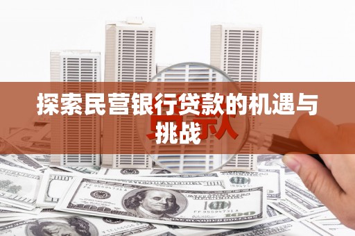 茂县探索民营银行贷款的机遇与挑战