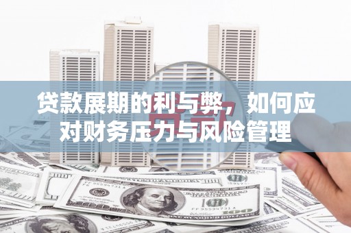 茂县贷款展期的利与弊，如何应对财务压力与风险管理