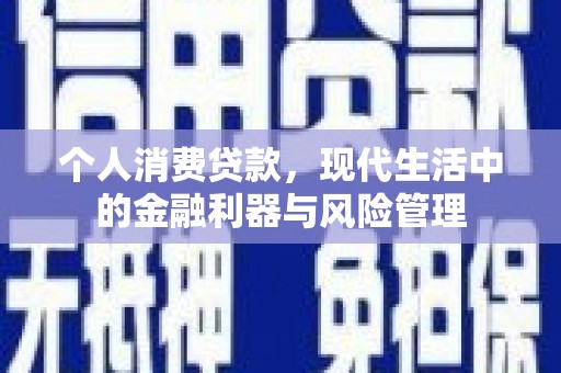 茂县个人消费贷款，现代生活中的金融利器与风险管理