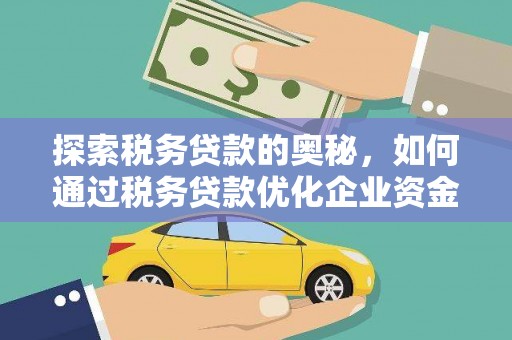 茂县探索税务贷款的奥秘，如何通过税务贷款优化企业资金流