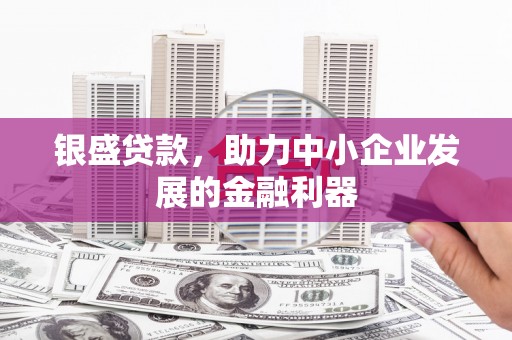 茂县银盛贷款，助力中小企业发展的金融利器