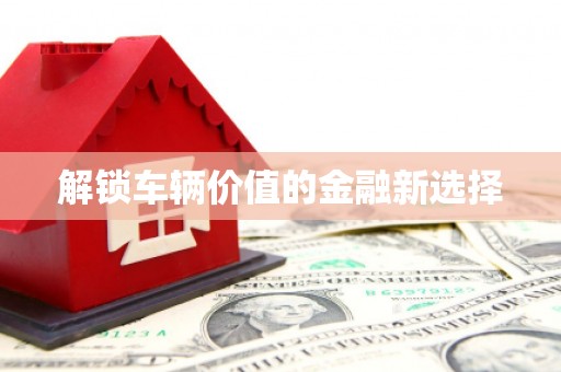 茂县解锁车辆价值的金融新选择