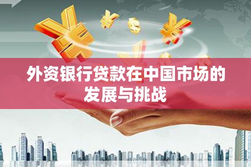 茂县外资银行贷款在中国市场的发展与挑战