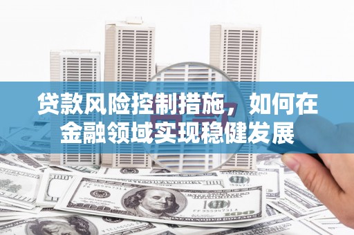 茂县贷款风险控制措施，如何在金融领域实现稳健发展
