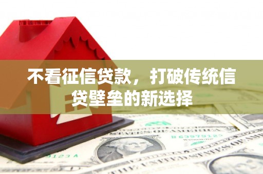 茂县不看征信贷款，打破传统信贷壁垒的新选择