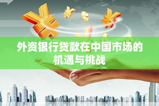 茂县外资银行贷款在中国市场的机遇与挑战