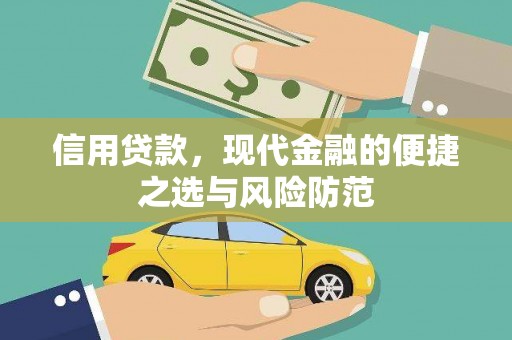 茂县信用贷款，现代金融的便捷之选与风险防范