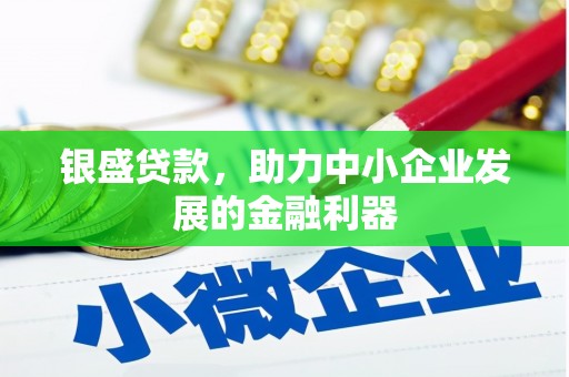 茂县银盛贷款，助力中小企业发展的金融利器