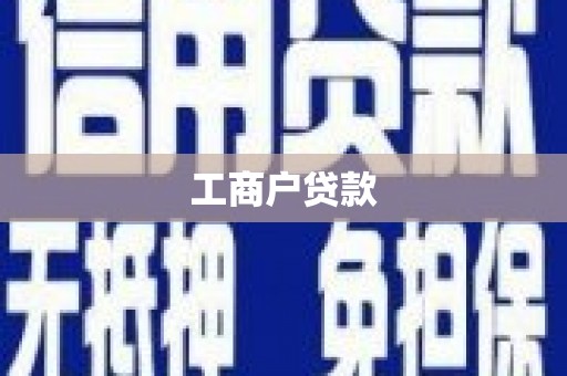 茂县工商户贷款