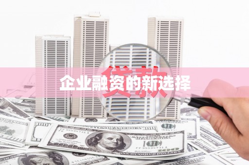 茂县企业融资的新选择