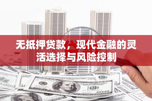 茂县无抵押贷款，现代金融的灵活选择与风险控制