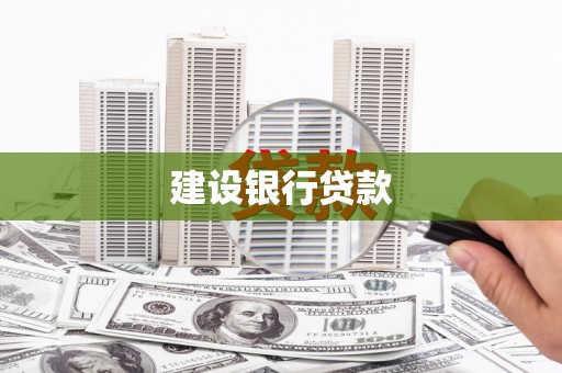 茂县建设银行贷款
