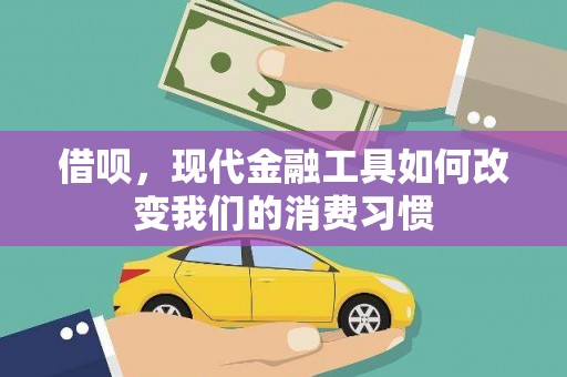 茂县借呗，现代金融工具如何改变我们的消费习惯