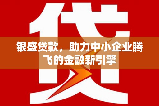 茂县银盛贷款，助力中小企业腾飞的金融新引擎
