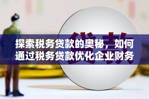 茂县探索税务贷款的奥秘，如何通过税务贷款优化企业财务