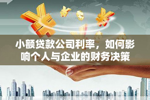 茂县小额贷款公司利率，如何影响个人与企业的财务决策