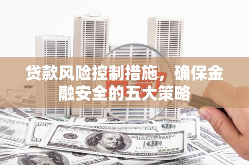 茂县贷款风险控制措施，确保金融安全的五大策略