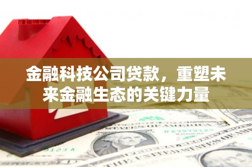 茂县金融科技公司贷款，重塑未来金融生态的关键力量