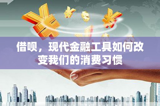 茂县借呗，现代金融工具如何改变我们的消费习惯