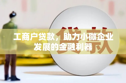 茂县工商户贷款，助力小微企业发展的金融利器