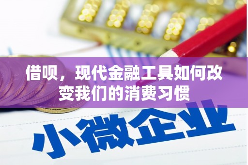 茂县借呗，现代金融工具如何改变我们的消费习惯