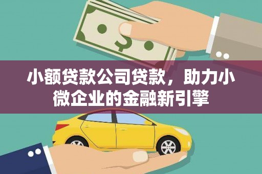 茂县小额贷款公司贷款，助力小微企业的金融新引擎