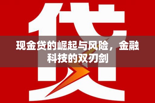 茂县现金贷的崛起与风险，金融科技的双刃剑