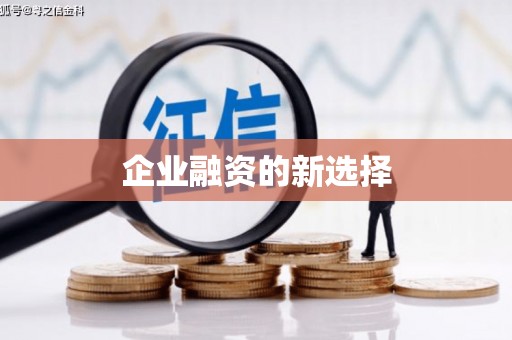 茂县企业融资的新选择