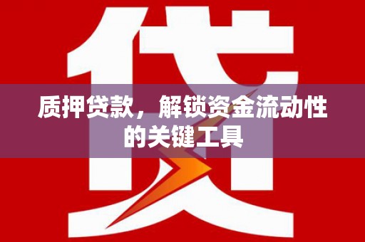 茂县质押贷款，解锁资金流动性的关键工具
