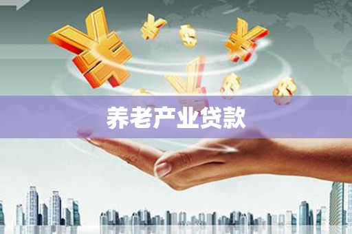 茂县养老产业贷款