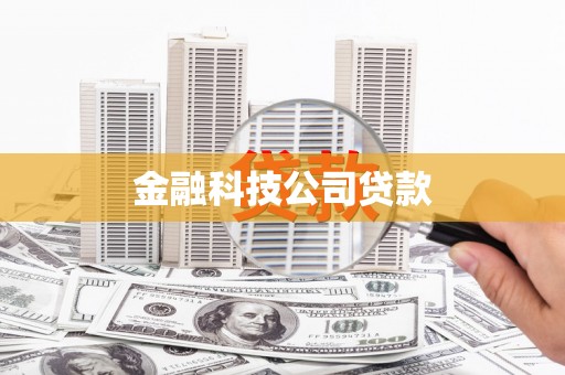茂县金融科技公司贷款
