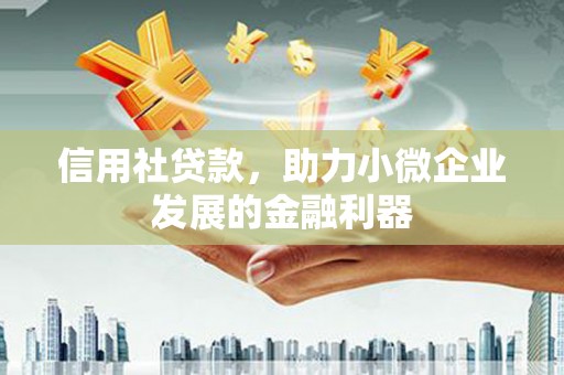 茂县信用社贷款，助力小微企业发展的金融利器