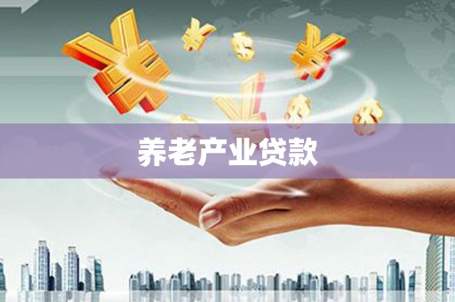 茂县养老产业贷款