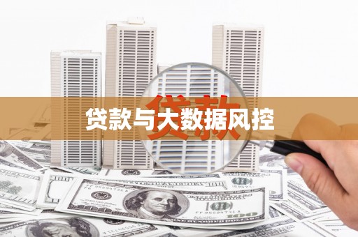茂县贷款与大数据风控