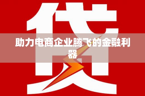 茂县助力电商企业腾飞的金融利器