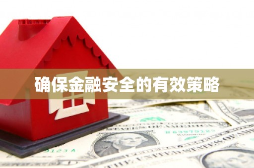 茂县确保金融安全的有效策略